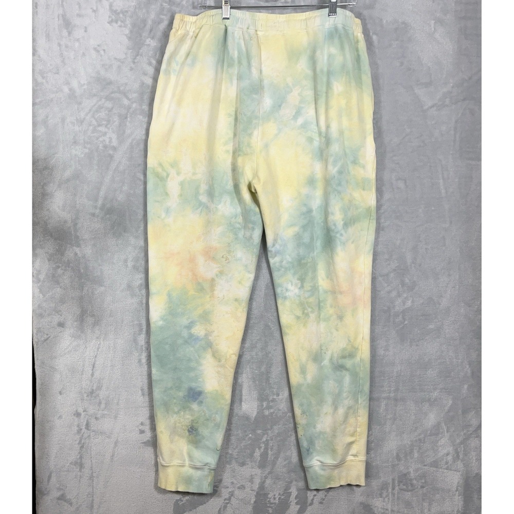 Disney World Spirit Tie Dye Jogger Sweatpants Elastic Tie Waist Womens L Comfy - Picture 6 of 8